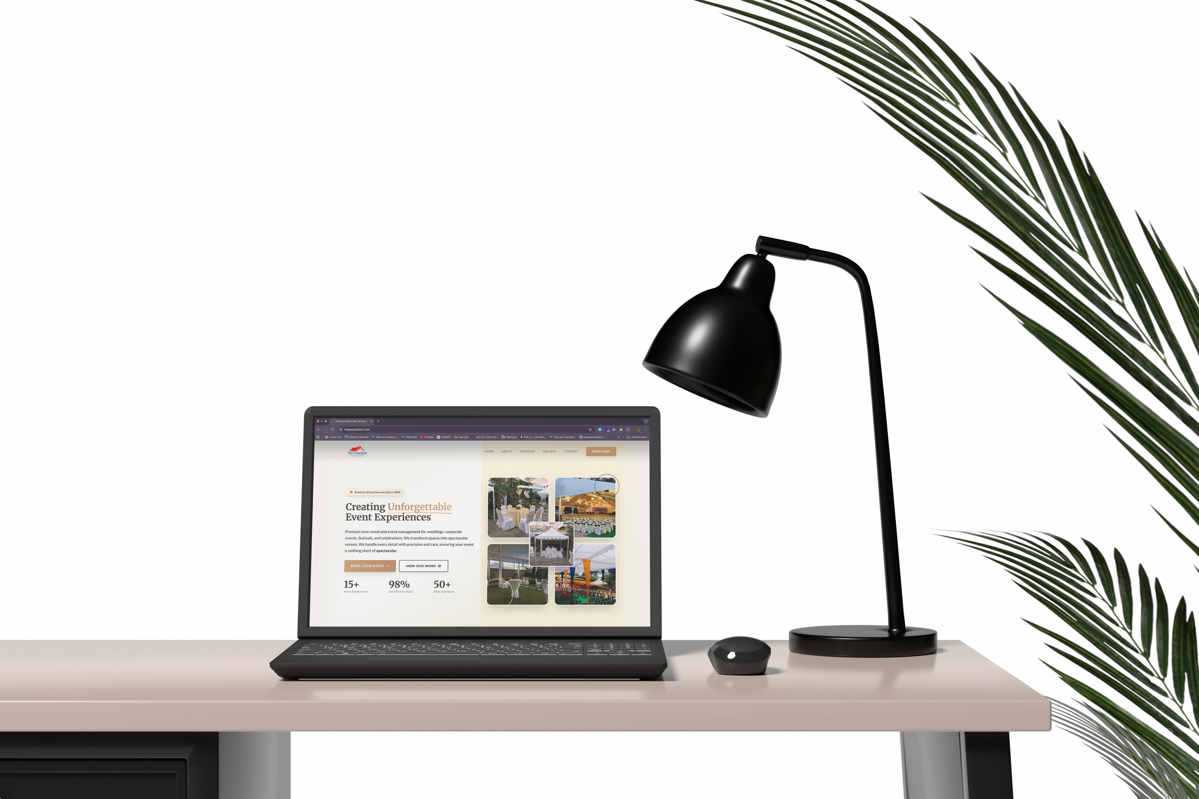 Popular Tent House - Digital Rebrand
